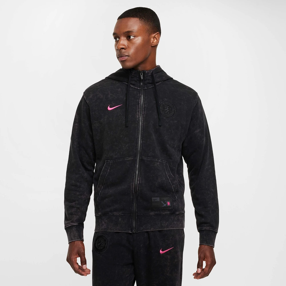 Chelsea FC Club Third Men's Nike Soccer Full-Zip French Terry Hoodie