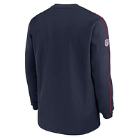 New England Patriots Sideline Coach Men’s Nike NFL Long-Sleeve Top