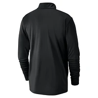 Brooklyn Nets City Edition Men's Nike Dri-FIT NBA 1/2-Zip Long-Sleeve Top