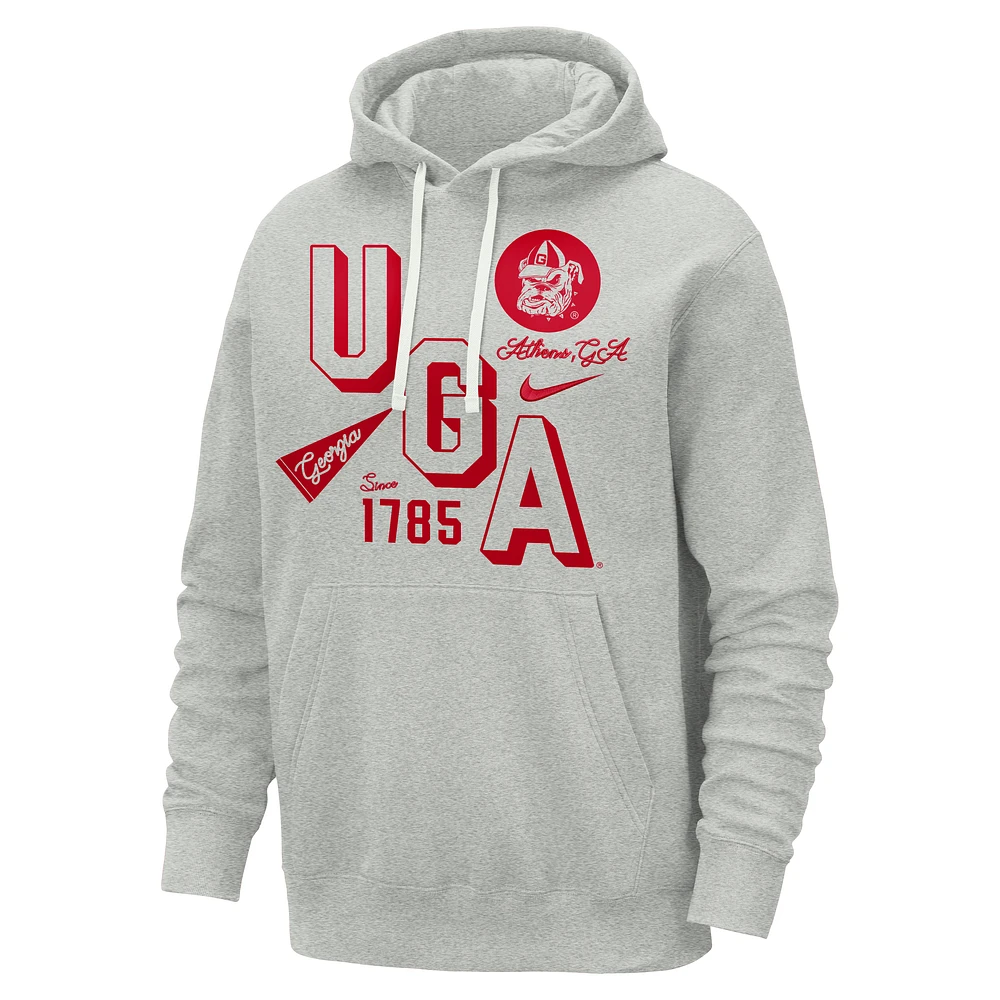 Georgia Club Men's Nike College Hoodie