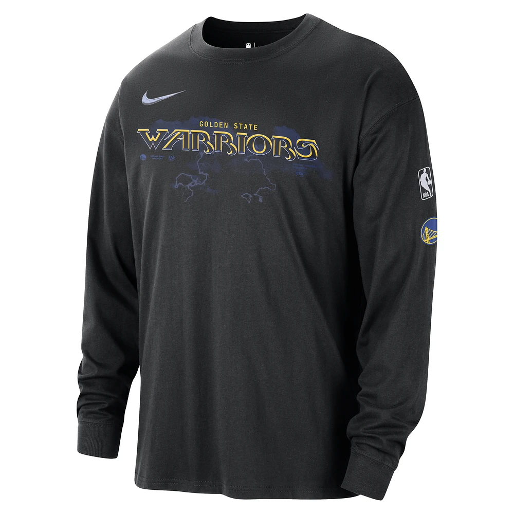 Golden State Warriors Essential Max90 Men's Nike NBA Long-Sleeve T-Shirt