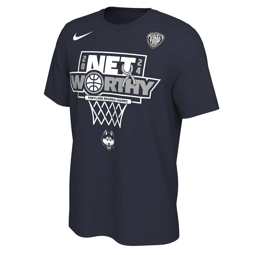 UConn 2024 Women's Regional Champ Men's Nike College Basketball T-Shirt