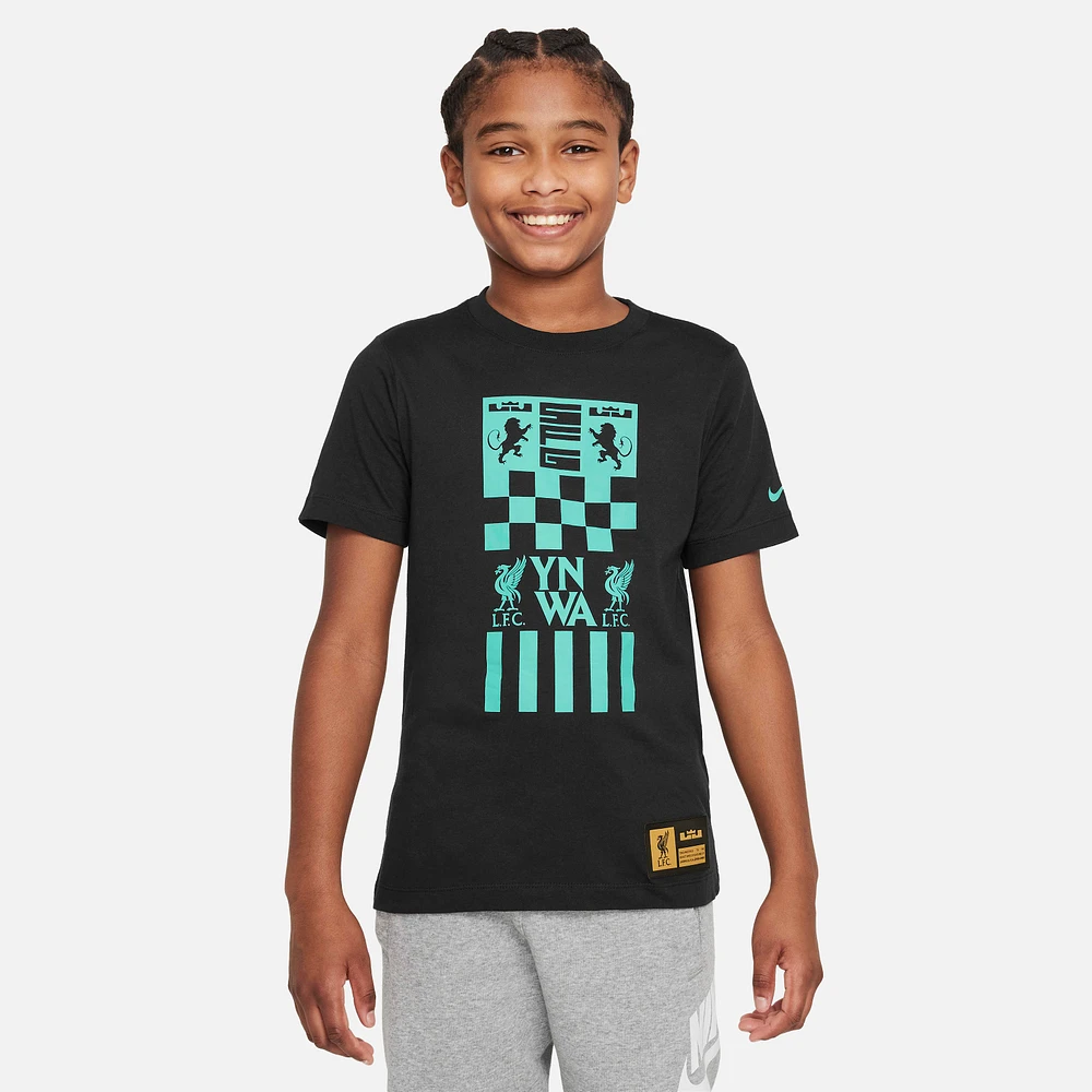 LeBron x Liverpool FC Big Kids' Nike Soccer T-Shirt