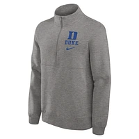 Duke Blue Devils Primetime Club Men's Nike College 1/2-Zip Crew