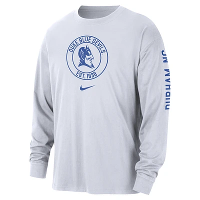 Duke Max90 Men's Nike College Long-Sleeve T-Shirt