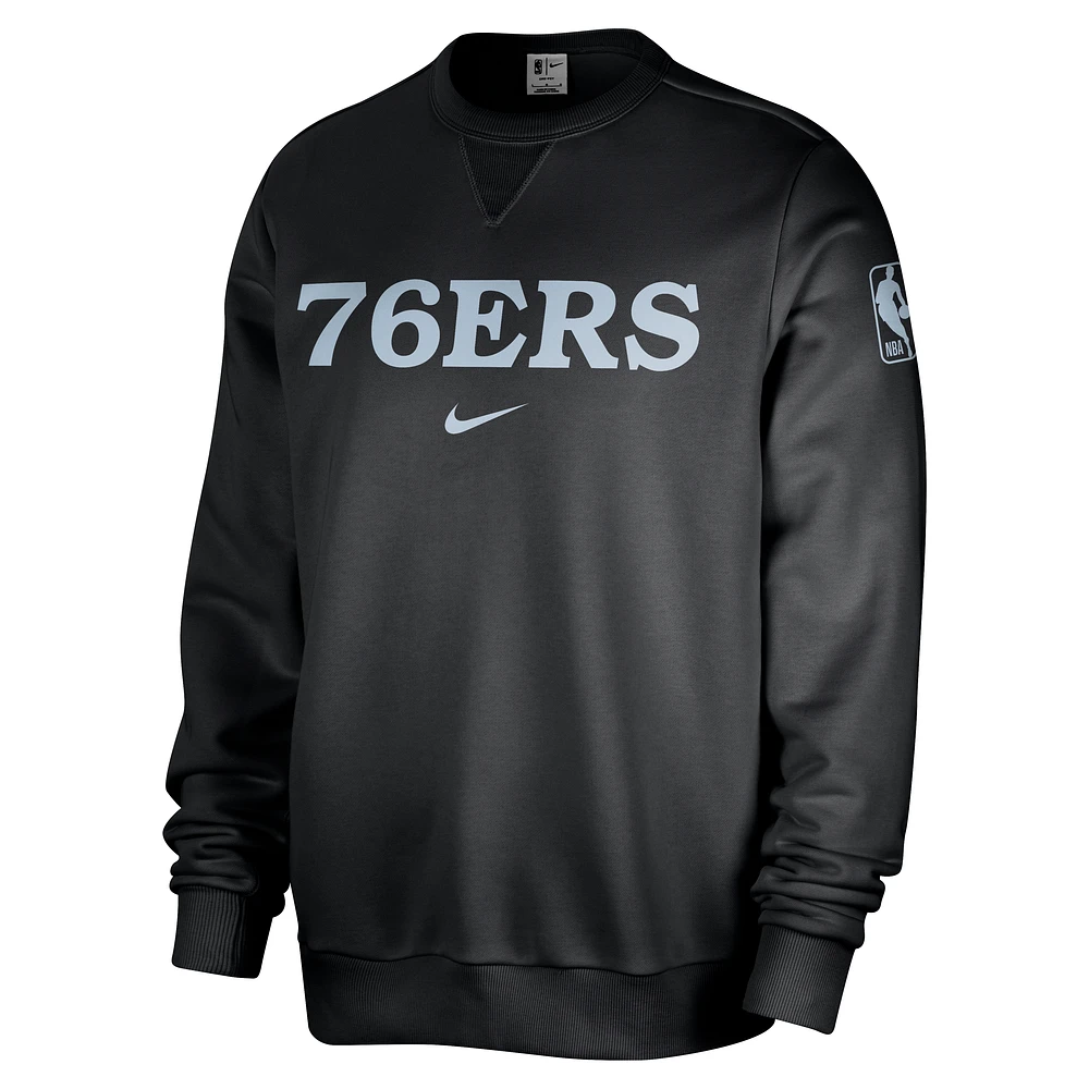 Philadelphia 76ers Standard Issue Men's Nike Dri-FIT NBA Crew-Neck Sweatshirt