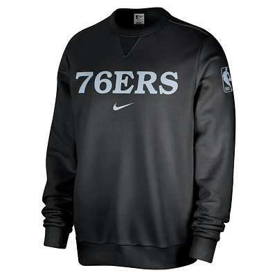 Philadelphia 76ers Standard Issue Men's Nike Dri-FIT NBA Crew-Neck Sweatshirt