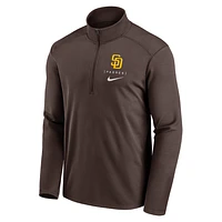 San Diego Padres Franchise Logo Pacer Men's Nike Dri-FIT MLB 1/2-Zip Jacket