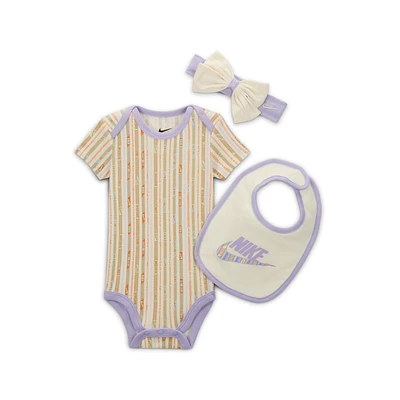 Nike Happy Camper Baby 3-Piece Bodysuit Box Set