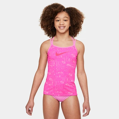 Nike Swim Retro Flow Big Kids' (Girls') T-Back Tankini Set