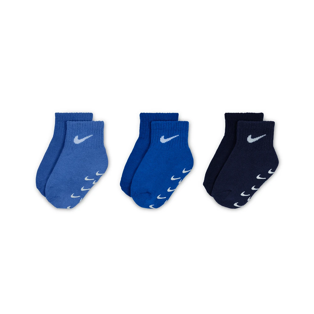 Nike Baby/Toddler Gripper Ankle Socks (3 Pairs)