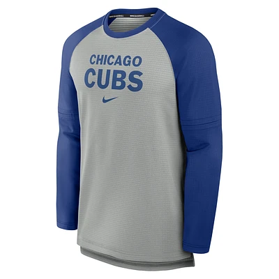 Chicago Cubs Authentic Collection Game Time Men's Nike Breathe MLB Long-Sleeve T-Shirt