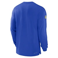 Los Angeles Rams Sideline Player Team Issue Men’s Nike Dri-FIT Long-Sleeve Top