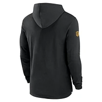 Pittsburgh Steelers Sideline Men's Nike Dri-FIT NFL Long-Sleeve Hooded Top