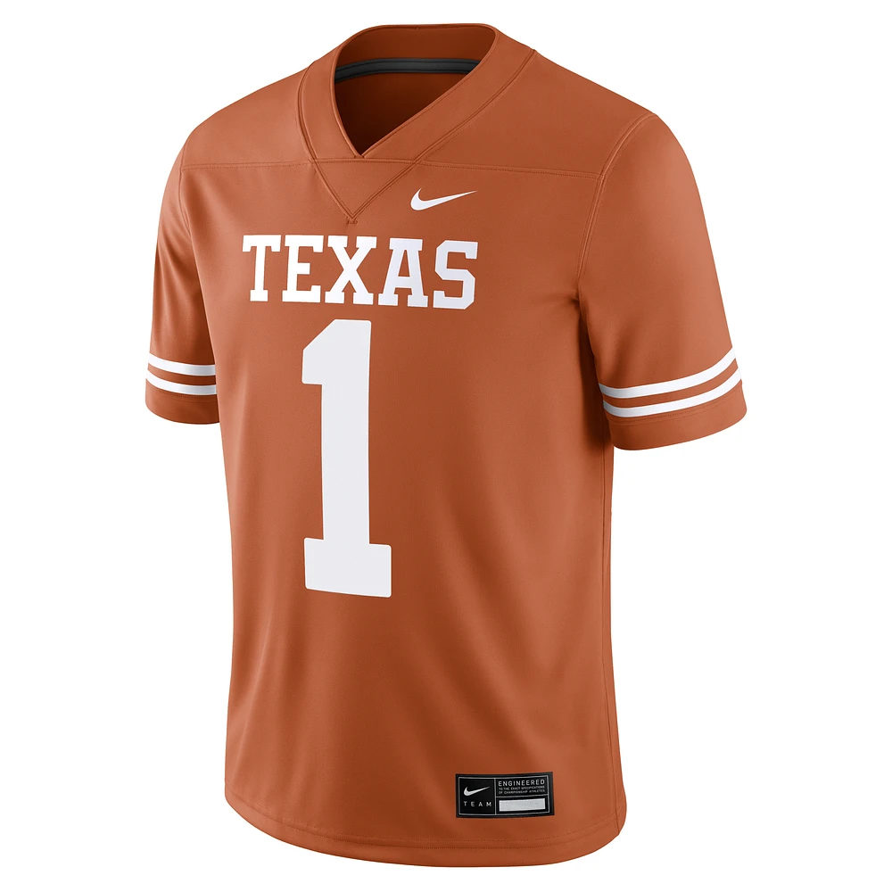 Texas Longhorns Men's Nike Dri-FIT College Game Jersey