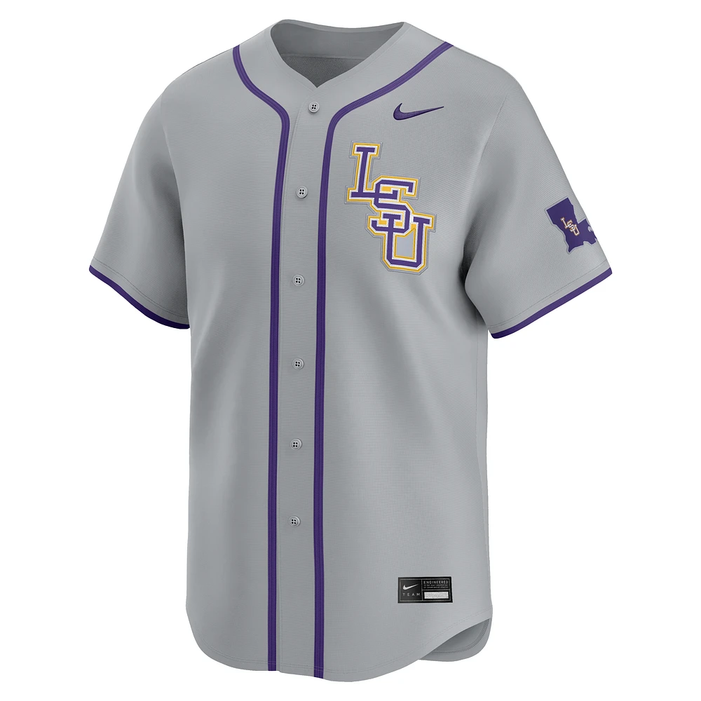 LSU Men's Nike College Limited Baseball Jersey