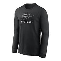 Nike Swoosh Big Kids' Football Long-Sleeve T-Shirt