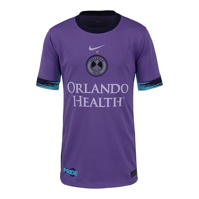 Barbra Banda Orlando Pride 2025 Stadium Away Big Kids' Nike Dri-FIT NWSL Replica Jersey