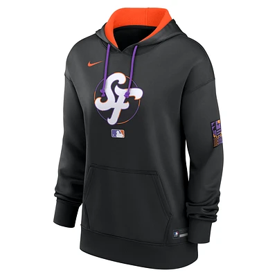 San Francisco Giants Authentic Collection City Connect Women's Nike Therma MLB Pullover Hoodie