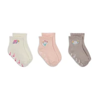 Nike Baby (12-24M) Flowral Gripper Socks (3 Pairs)