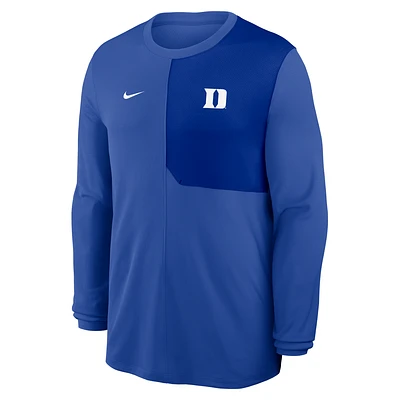 Duke Sideline Coach Men's Nike Dri-FIT College Long-Sleeve Top