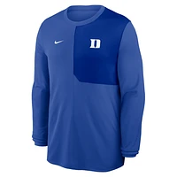 Duke Sideline Coach Men's Nike Dri-FIT College Long-Sleeve Top