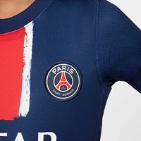 Paris Saint-Germain 2024/25 Stadium Home Big Kids' Nike Dri-FIT Soccer Replica Jersey