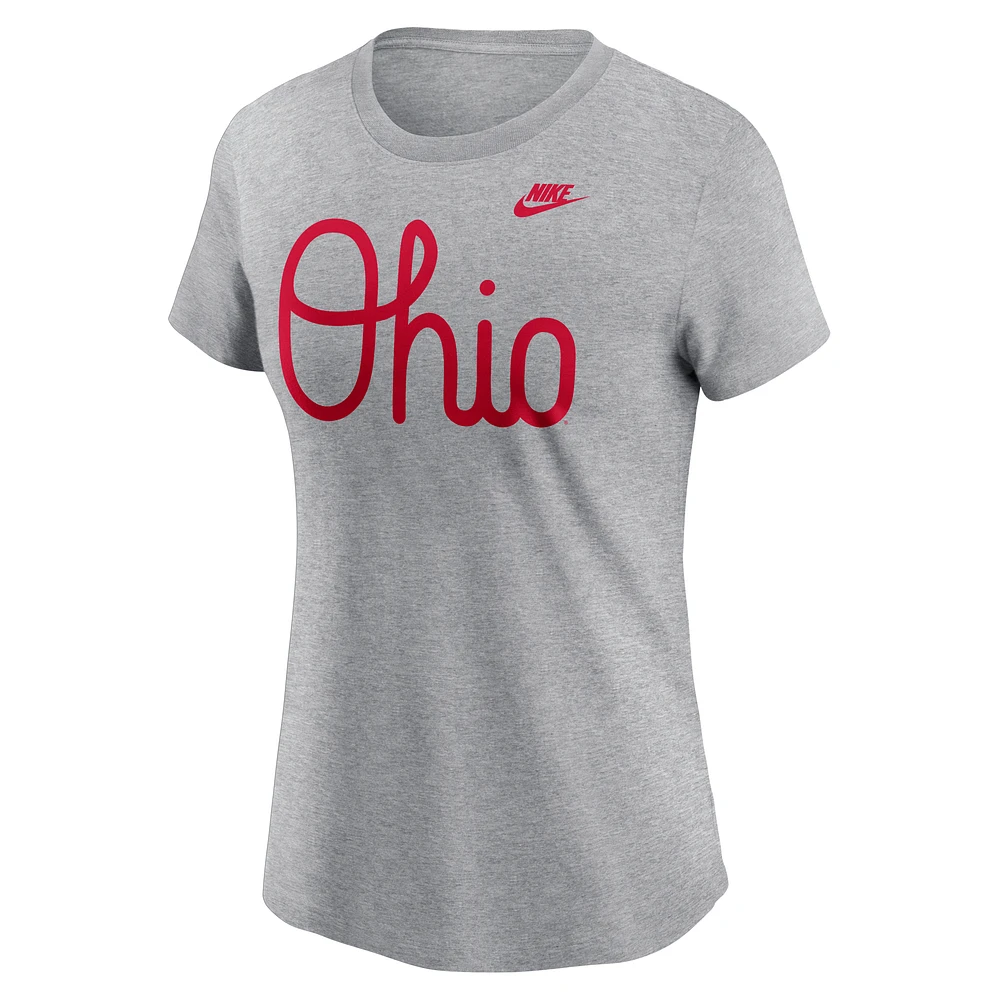 Ohio State Buckeyes Retro Script Women's Nike College T-Shirt