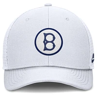 Brooklyn Dodgers Cooperstown Rise Men's Nike Dri-FIT MLB Trucker Adjustable Hat