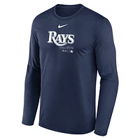 Tampa Bay Rays Authentic Collection Practice Men's Nike Dri-FIT MLB Long-Sleeve T-Shirt