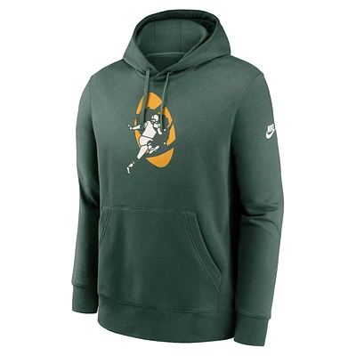 Green Bay Packers Rewind Club Logo Men’s Nike NFL Pullover Hoodie