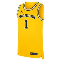 Michigan Wolverines Replica Men's Jordan Brand College Basketball Jersey