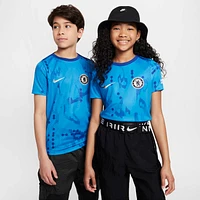 Chelsea FC Academy Pro Big Kids' Nike Dri-FIT Soccer Short-Sleeve Pre-Match Top