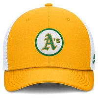 Oakland Athletics Cooperstown Rise Men's Nike Dri-FIT MLB Trucker Adjustable Hat