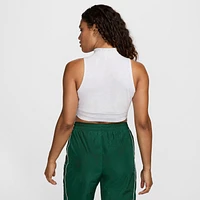 Nike Sportswear Chill Terry Women's Slim Cropped 1/2-Zip French Tank Top