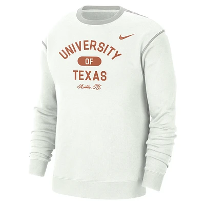 Texas Men's Nike College Crew-Neck Top