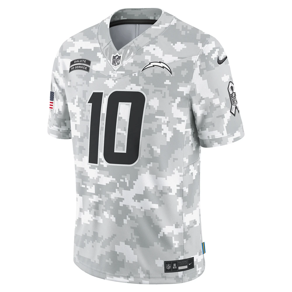 Justin Herbert Los Angeles Chargers Salute to Service Men's Nike Dri-FIT NFL Limited Jersey