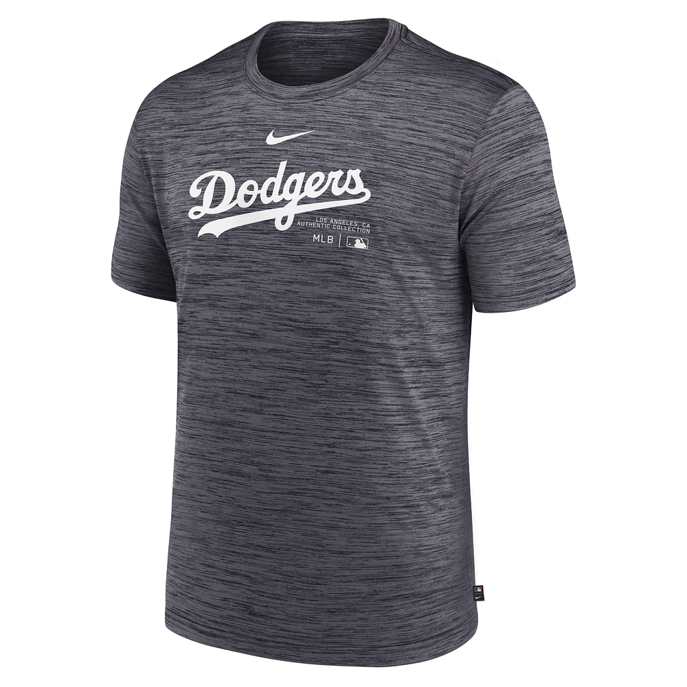 Los Angeles Dodgers Authentic Collection Practice Velocity Men's Nike Dri-FIT MLB T-Shirt