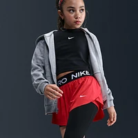 Nike Pro Big Kids' (Girls') Mid-Rise Single-Leg Leggings