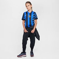 Inter Milan 2024/25 Stadium Home Big Kids' Nike Dri-FIT Soccer Replica Jersey