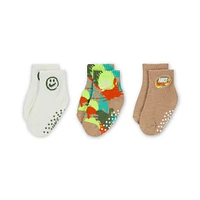 Nike Express Yourself Baby (0-6M) Gripper Socks (3 Pairs)