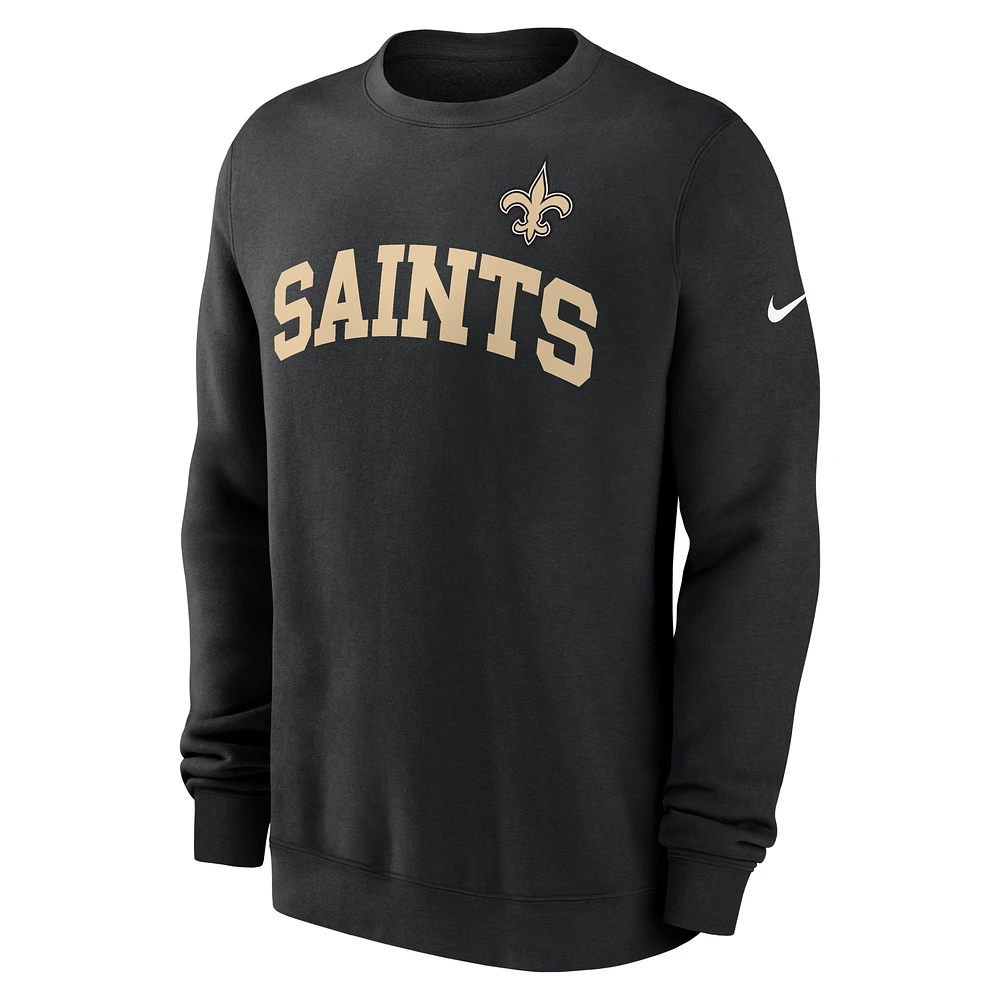 New Orleans Saints Club Men's Nike NFL Pullover Crew