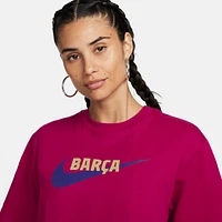 FC Barcelona Women's Nike Soccer Boxy T-Shirt