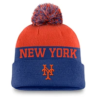 New York Mets Rewind Peak Men's Nike MLB Cuffed Pom Beanie