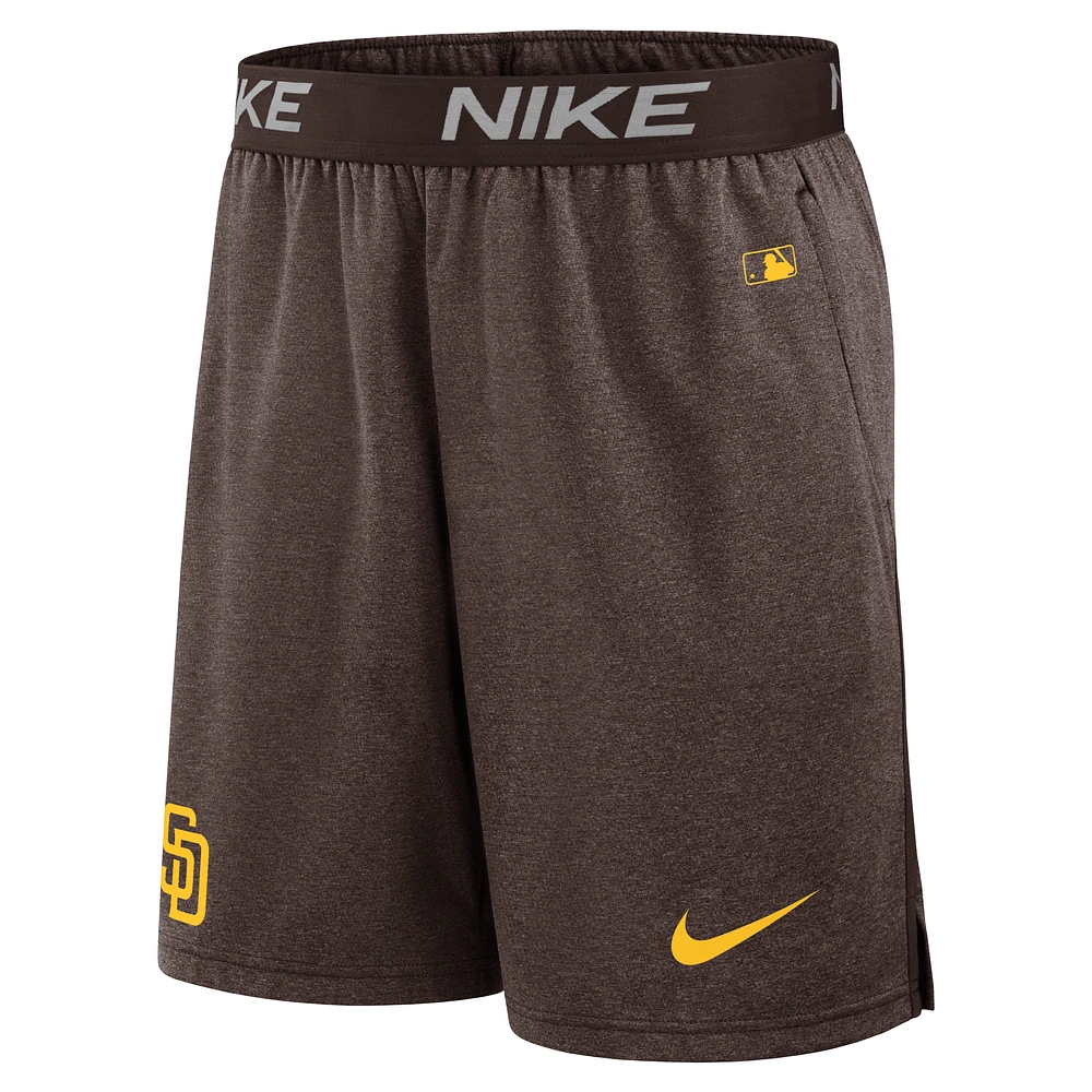 San Diego Padres Authentic Collection Practice Men's Nike Dri-FIT MLB Shorts