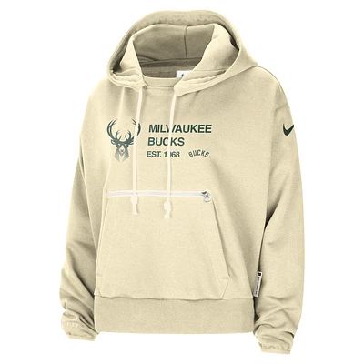 Milwaukee Bucks Standard Issue Women's Nike Dri-FIT NBA Pullover Hoodie