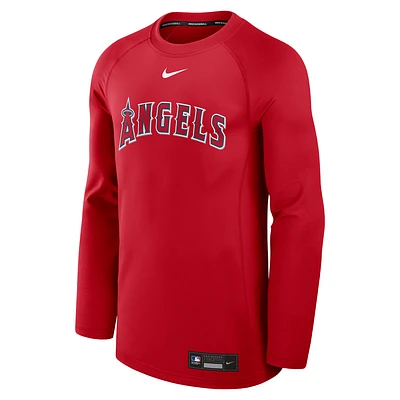 Los Angeles Angels Authentic Collection Game Time Men's Nike Dri-FIT MLB Long-Sleeve T-Shirt