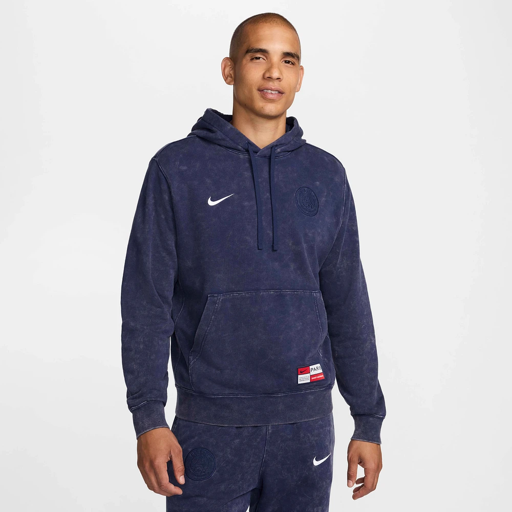 Paris Saint-Germain Club Men's Nike Soccer French Terry Pullover Hoodie