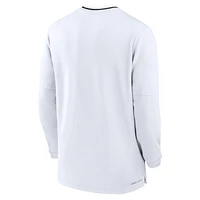 Georgia Bulldogs Sideline Coach Men's Nike Dri-FIT College 1/2-Zip Long-Sleeve Top