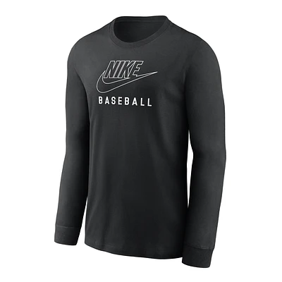 Nike Swoosh Big Kids' Baseball Long-Sleeve T-Shirt